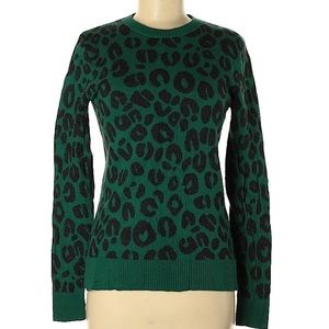 🔥🔥🔥a. New day print green sweater 2x Plus S